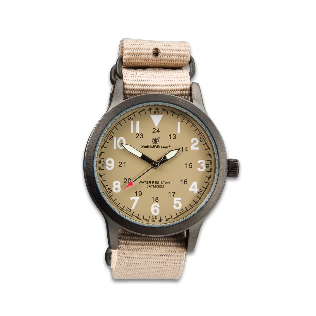Smith & Wesson Men's Nato Field Watch, 2 Color Options