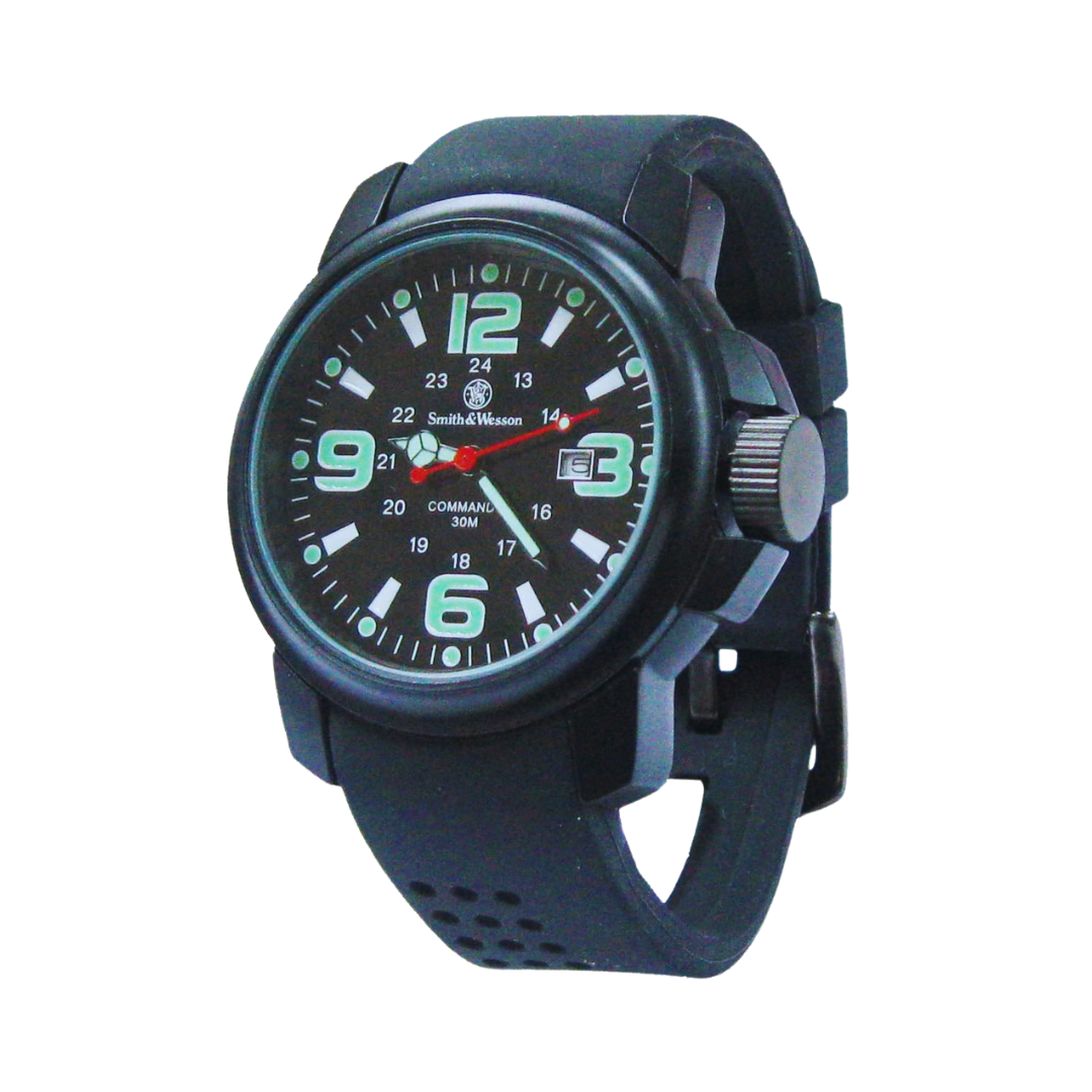Smith & Wesson Men’s Amphibian Commando Watch, Black