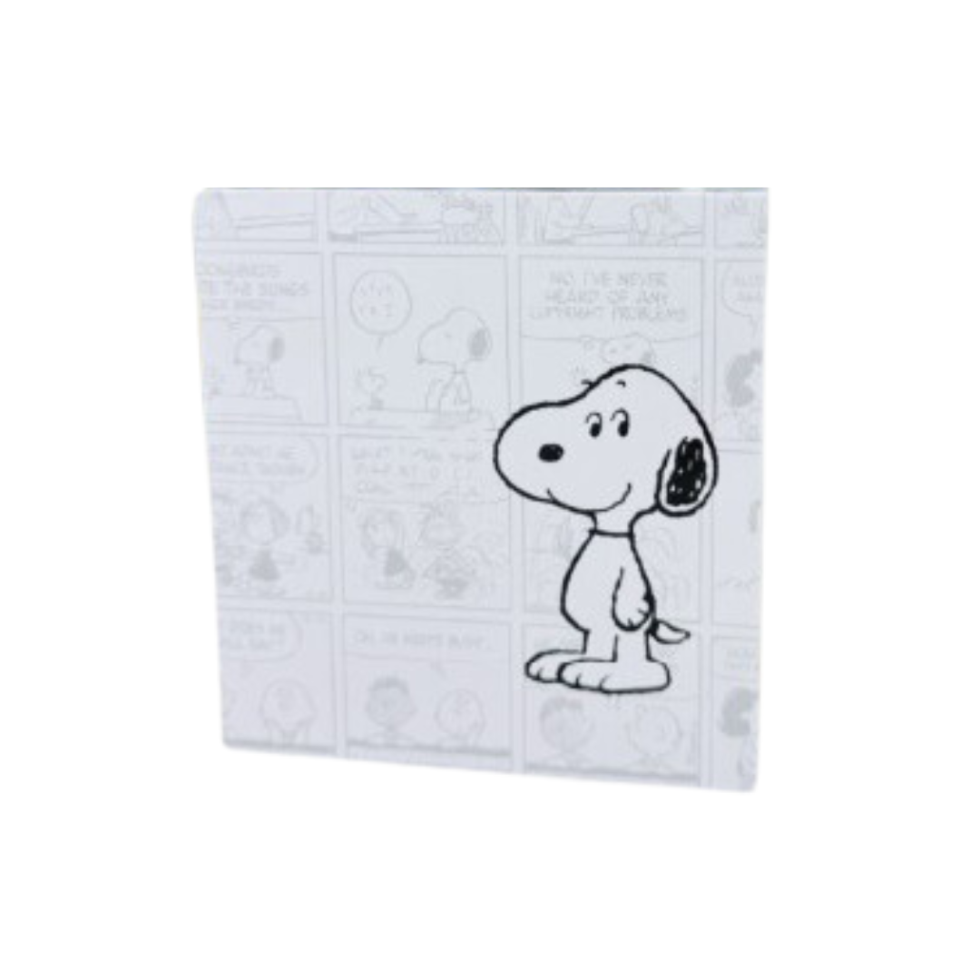 Peanuts Snoopy and Friends Silicone Strap Watch, Black Strap