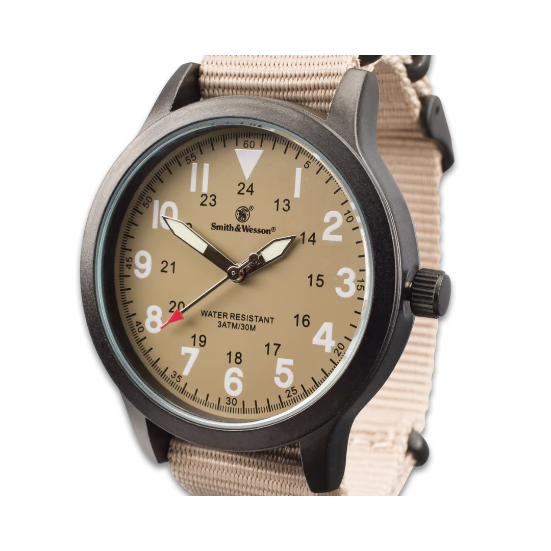 Smith & Wesson Men's Nato Field Watch, 2 Color Options