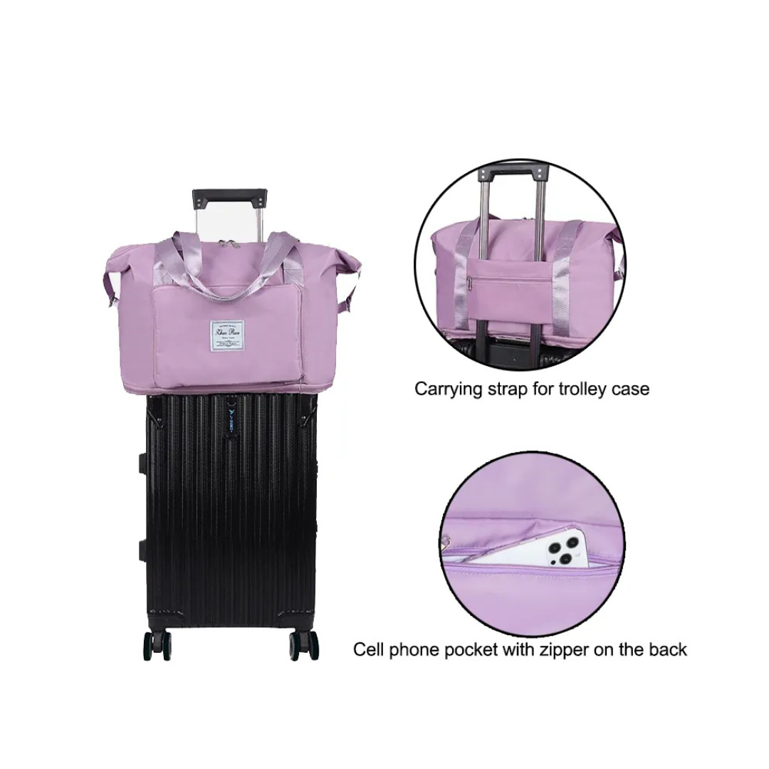 Expandable High Quality Waterproof Duffel Bag – Portable Shoulder and Thickened Handle Bag