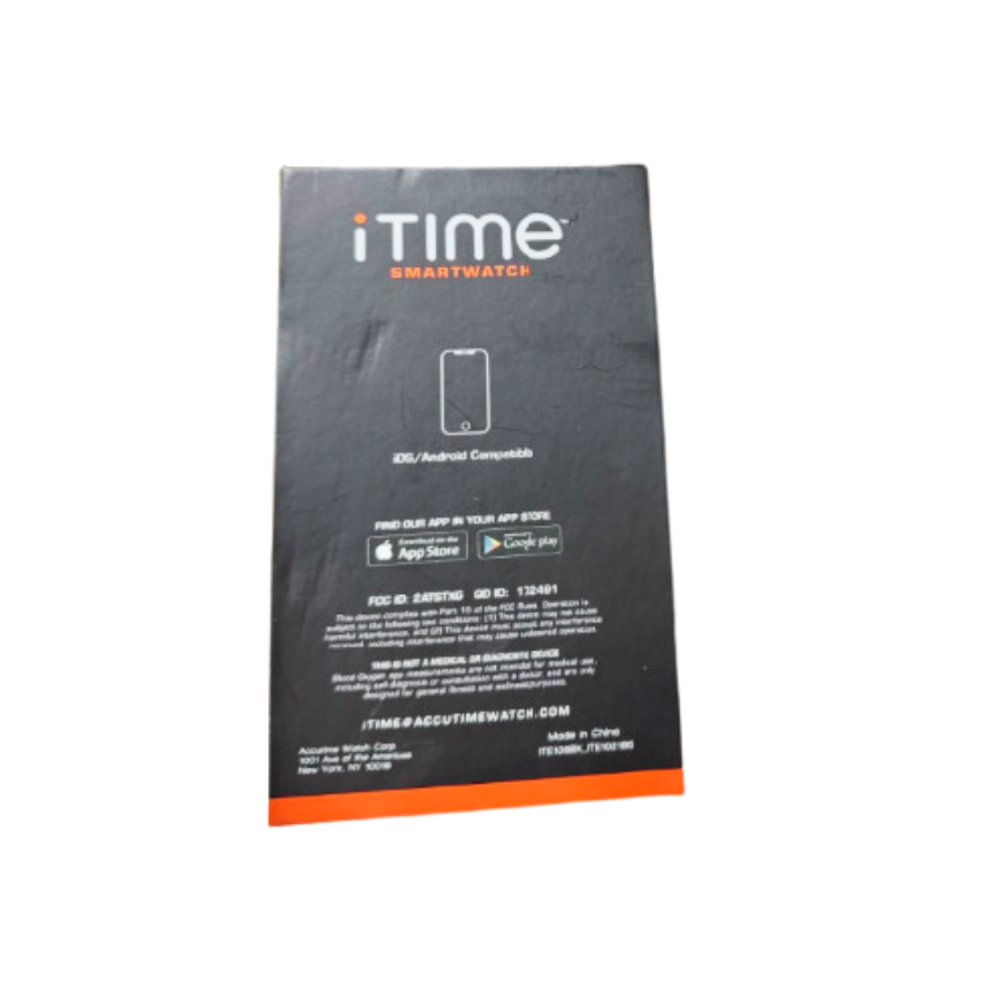 iTime Elite Smart Watch, Black