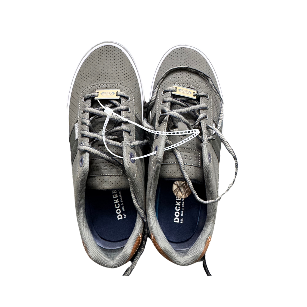 Dockers Men’s Sneakers Charcoal Grey with Leather