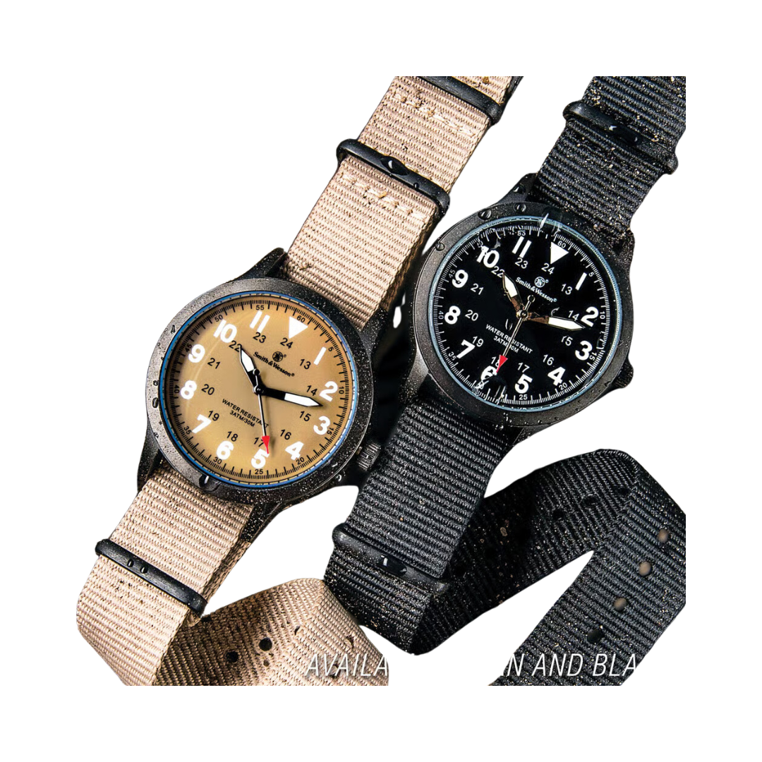 Smith & Wesson Men's Nato Field Watch, 2 Color Options