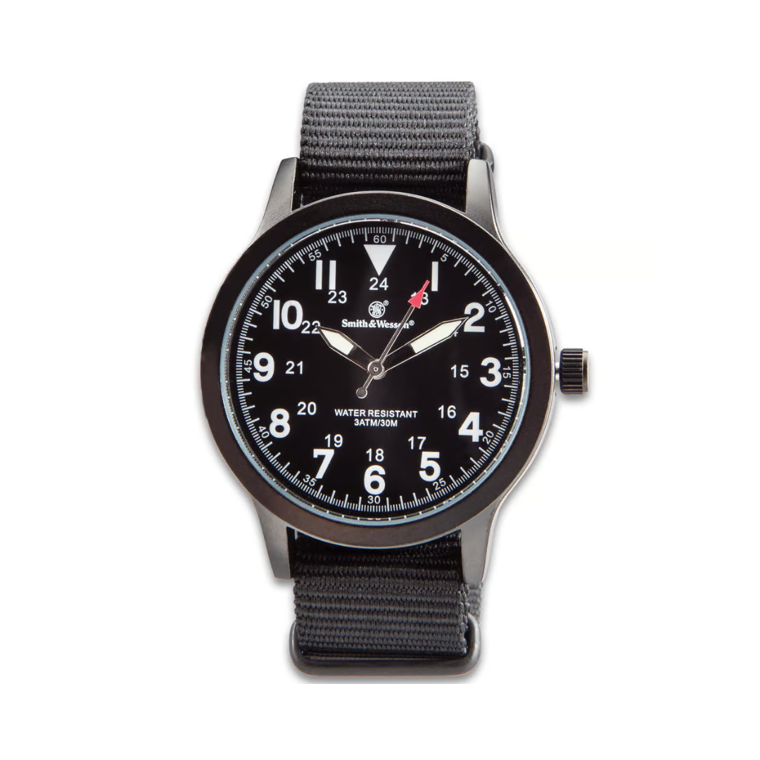 Smith & Wesson Men's Nato Field Watch, 2 Color Options