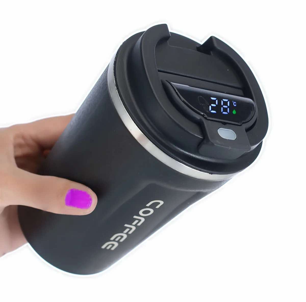 Smart Temperature Display Stainless Steel Insulated Water Cup – Available in 380ml & 510ml