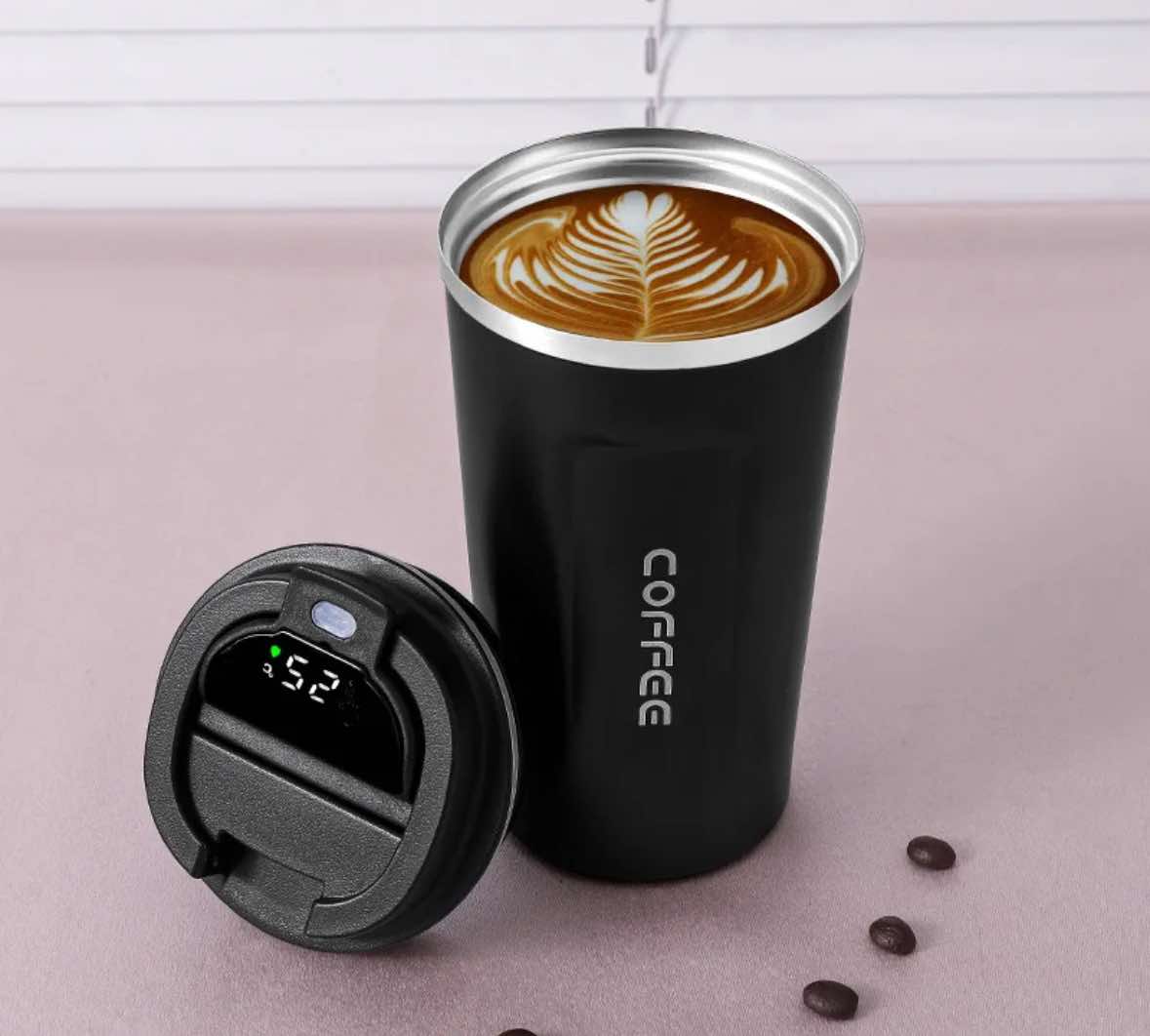 Smart Temperature Display Stainless Steel Insulated Water Cup – Available in 380ml & 510ml