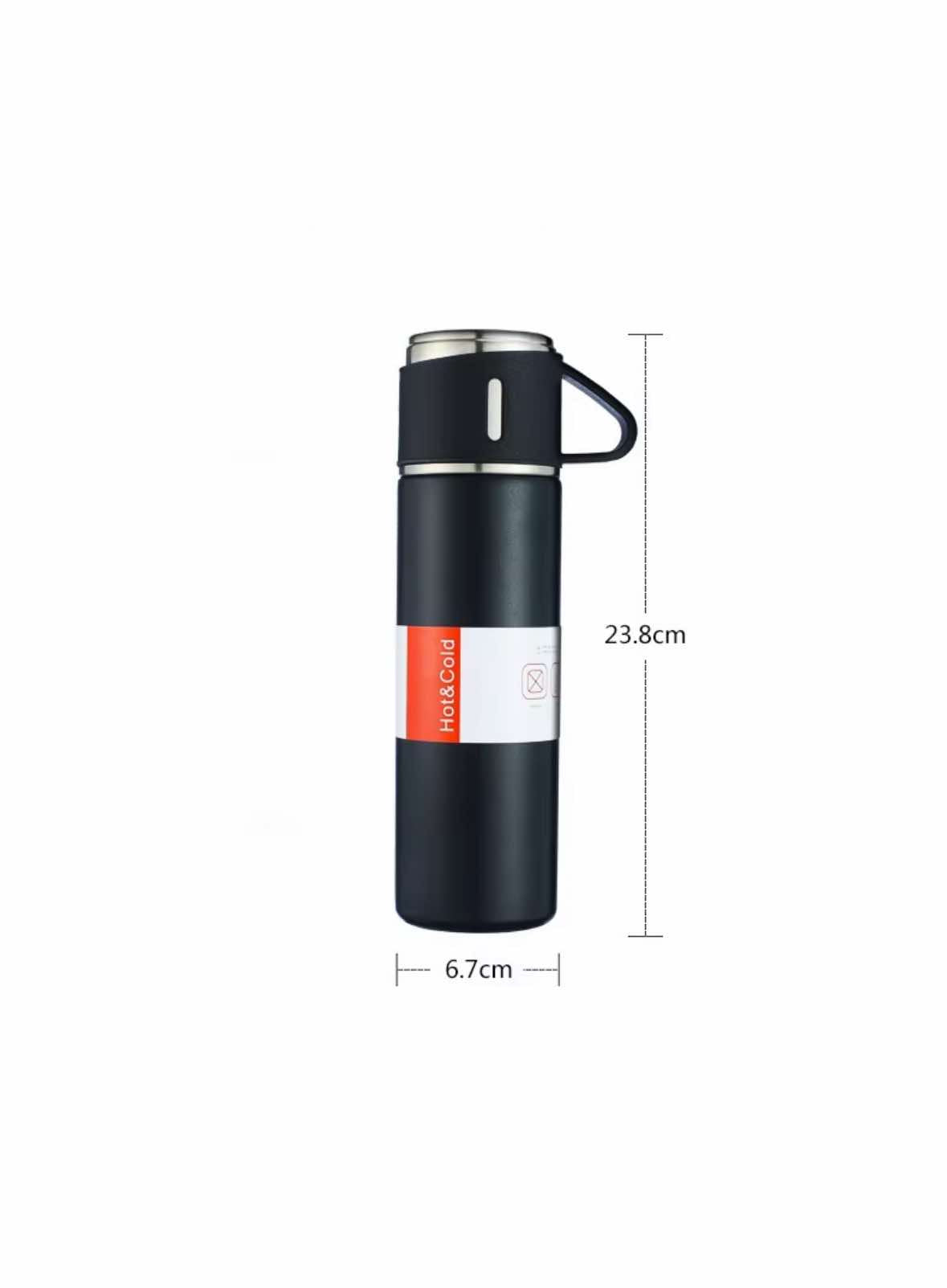 500ml Tumbler Vacuum Insulated Flask Set Stainless Steel Style with 3 pcs 240 mL coffee mugs
