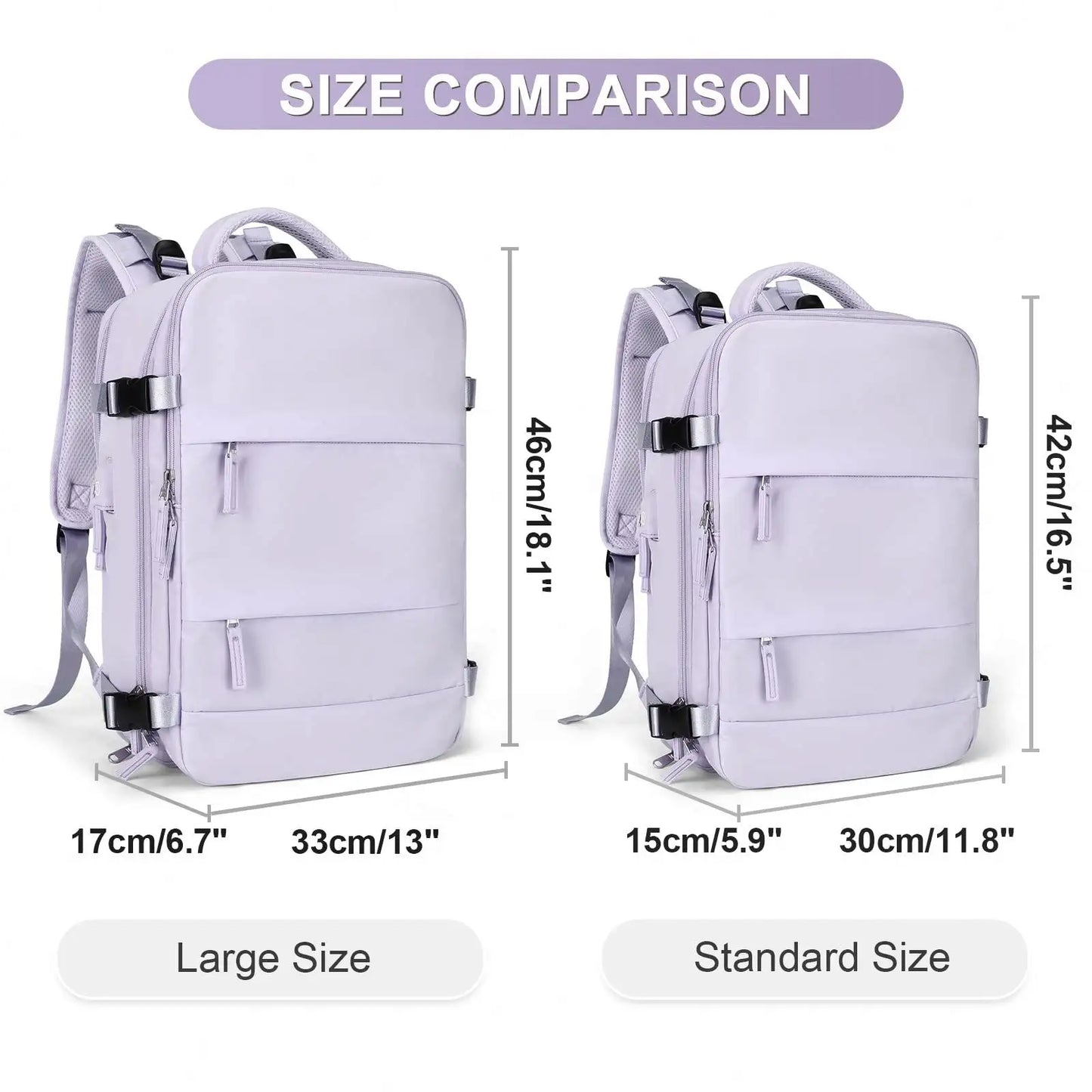 Travel Backpack for Women & Men | Waterproof Carry-On Sports & Luggage Backpack