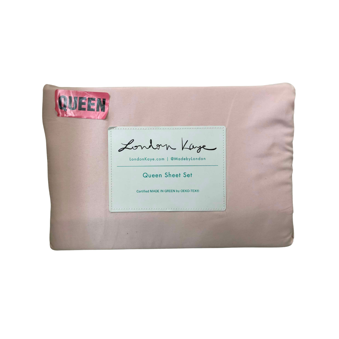 London Kaye Bed Sheet Set, Queen