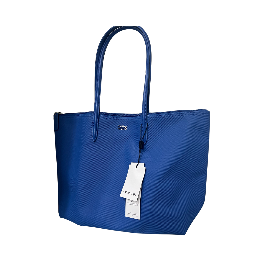 Lacoste 12.12 Large Concept Zip Tote Bag, Blue