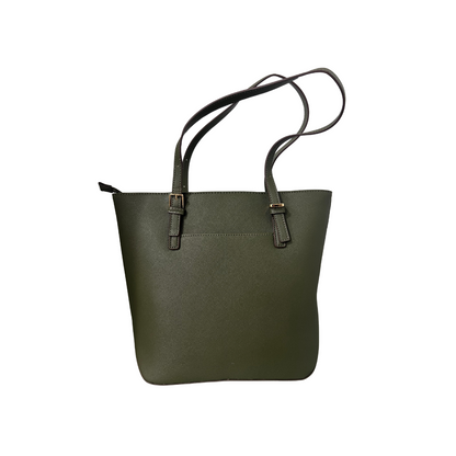 Anne Klein Tote Bag with Round Pocket, Green